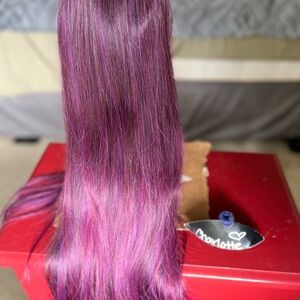 Deep Purple Hair Extension